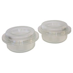 Heller 3 Quart Glass Bakeware with Lids by L & M Vignelli