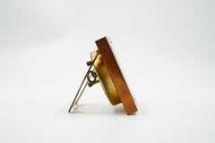 Heller Art deco Wecker Emaille