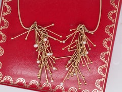 Hellerup, Guldvirke 1960 Denmark 14 Kt Yellow Gold Kinetic Earrings