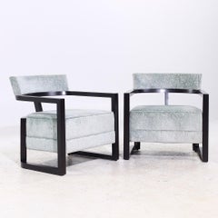 Hellman Chang Tao Lounge Chairs - Pair