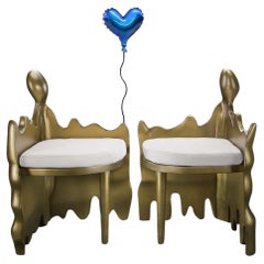 HELLO - Stuhl mit Harzballon und Harzballon