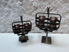 Hello Kitty Rubber Doll Metal Molds, Spain Circa 1980, Vintage Set