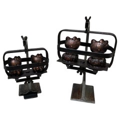 Hello Kitty Rubber Doll Metal Molds, Spain Circa 1980, Vintage Set