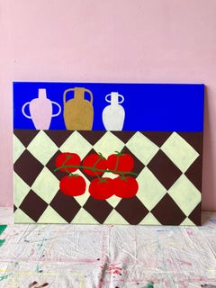 Vases & Tomates - Mid-Century Modern Art