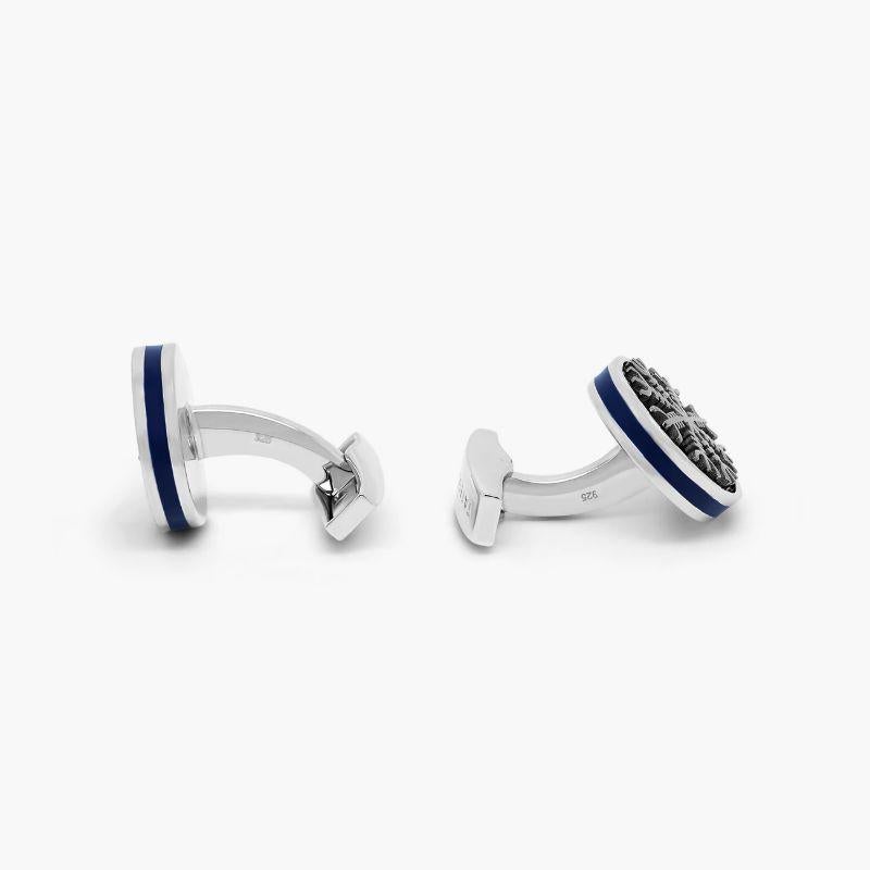 Helm of Awe Cufflinks in Sterling Silver

Time to Talk Day 2020. 1 in 4 of us will experience a mental health problem in any given year, which is why talking about mental health is so important. In support of mental health we will be donating 10% of