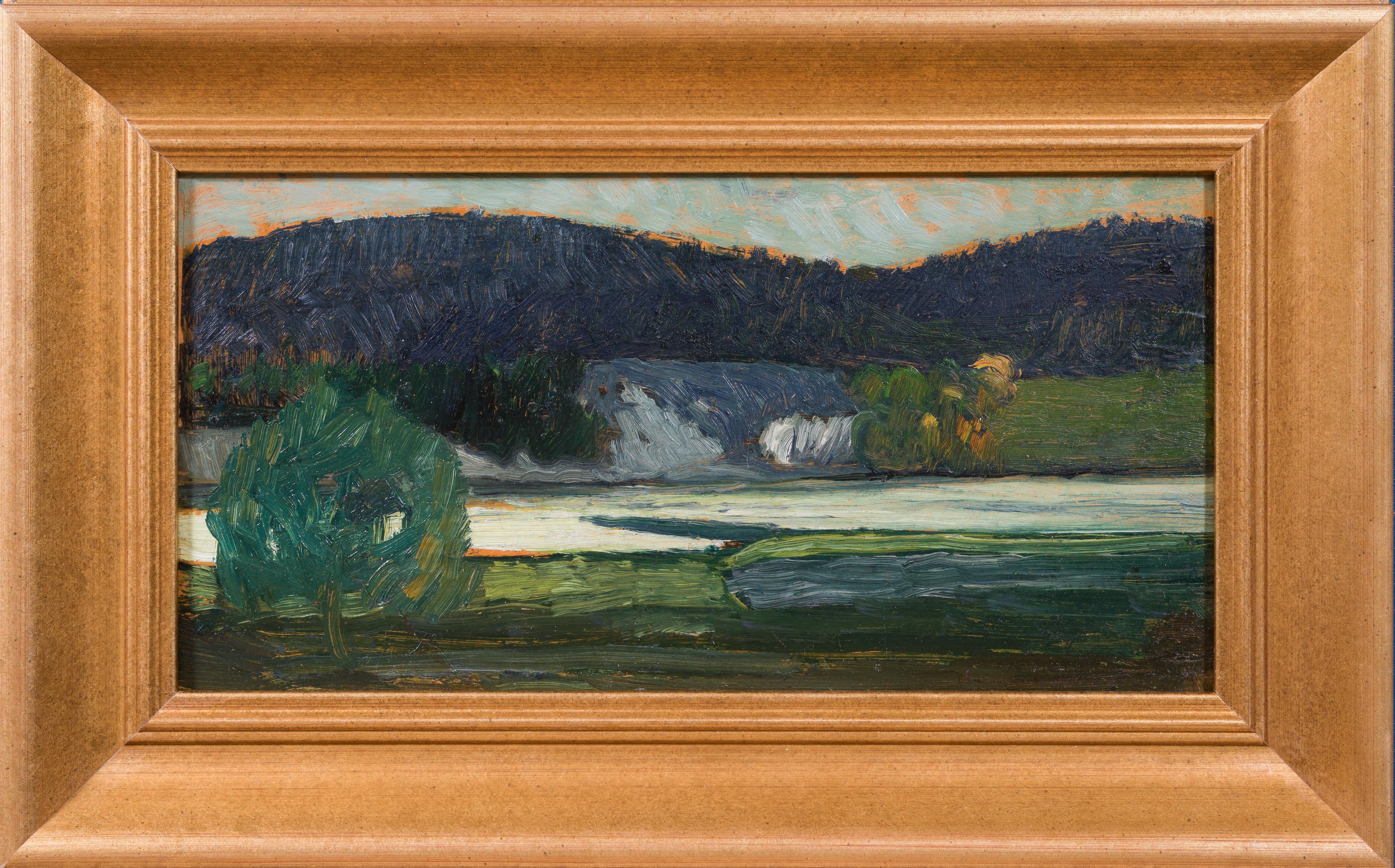 Helmer Osslund Northern Swedish Landscape Oil Painting
