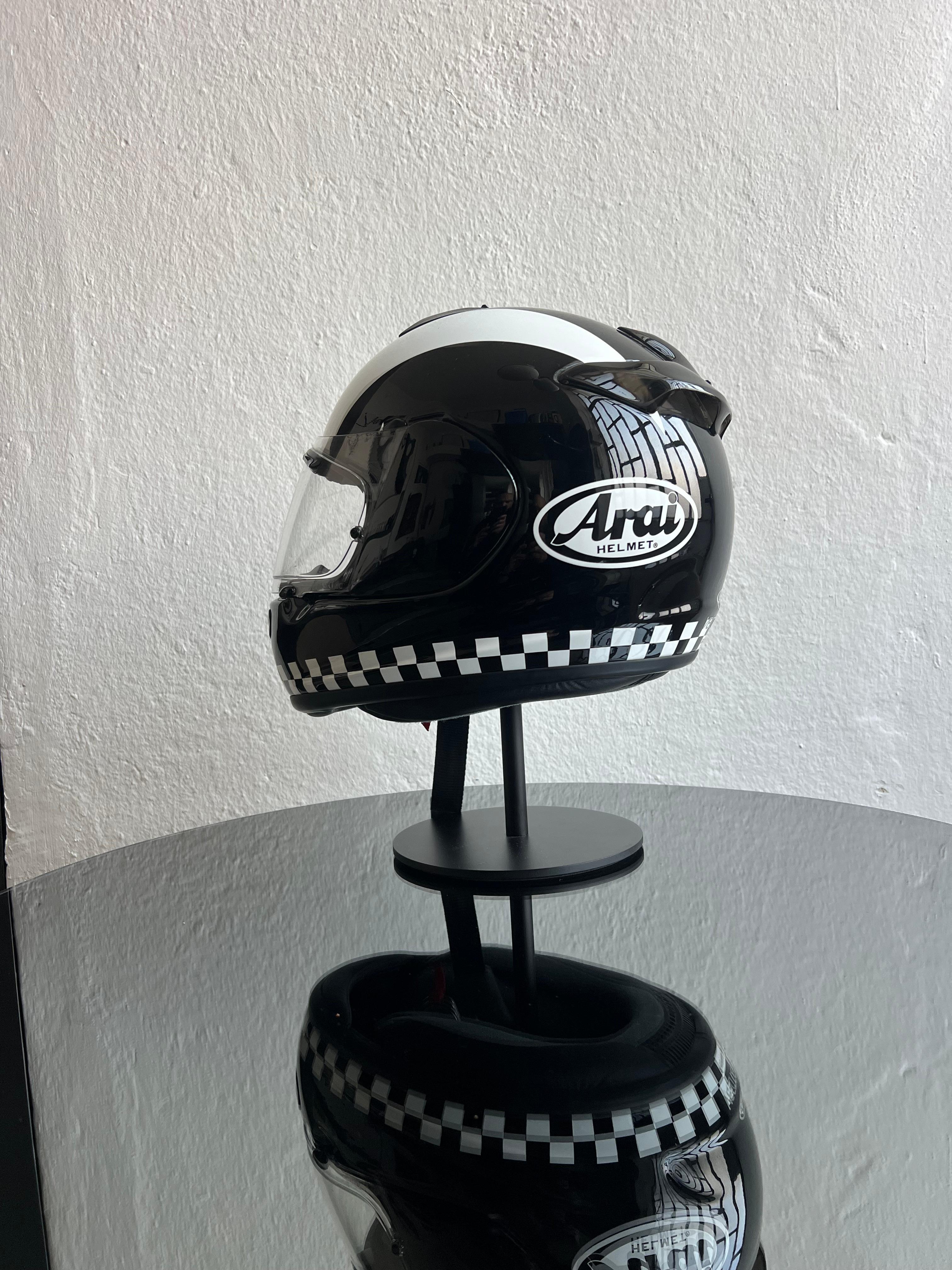Helmet Arai sculpture installation with stand For Sale 3