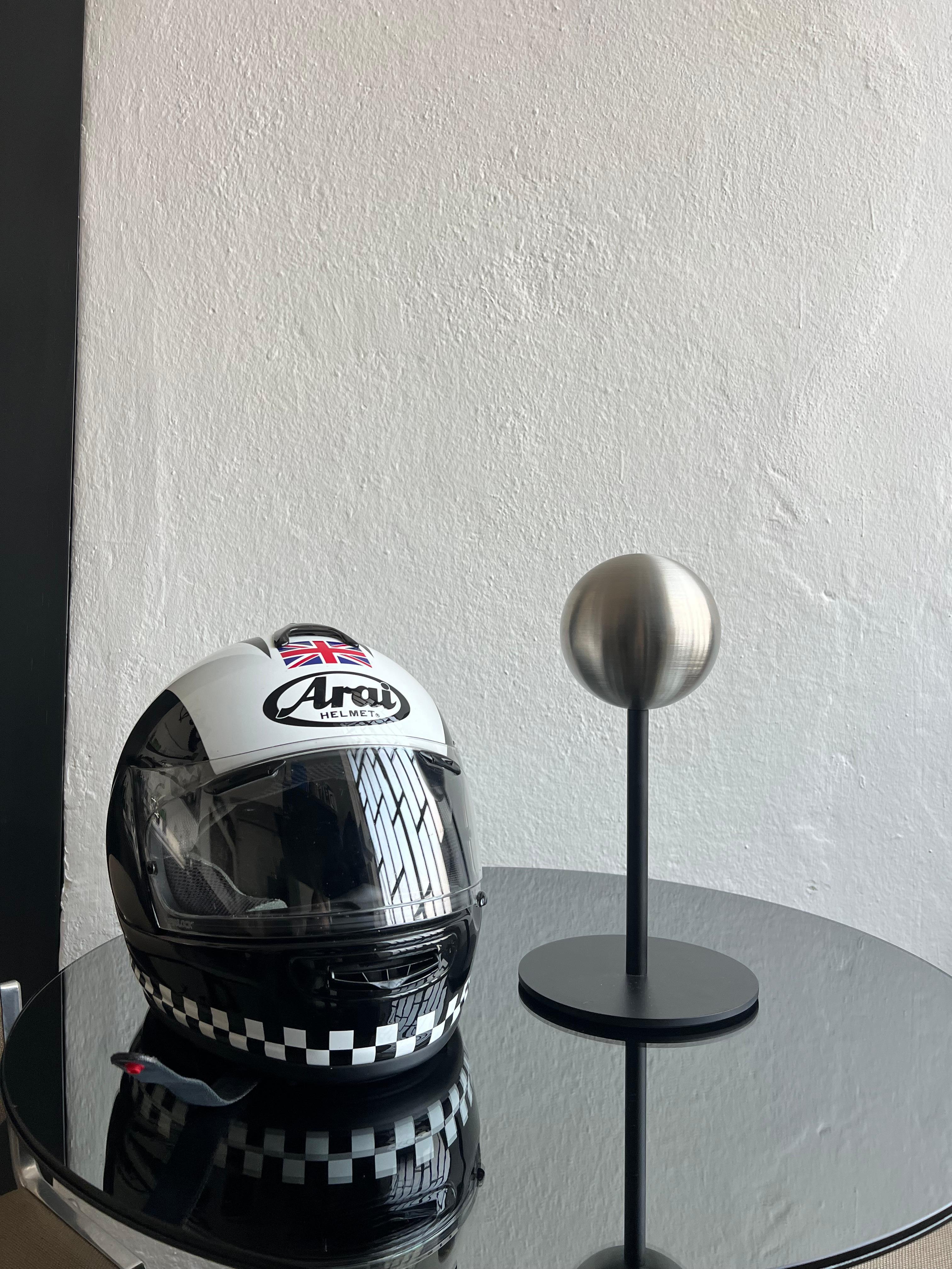 Helmet Arai sculpture installation with stand For Sale 7