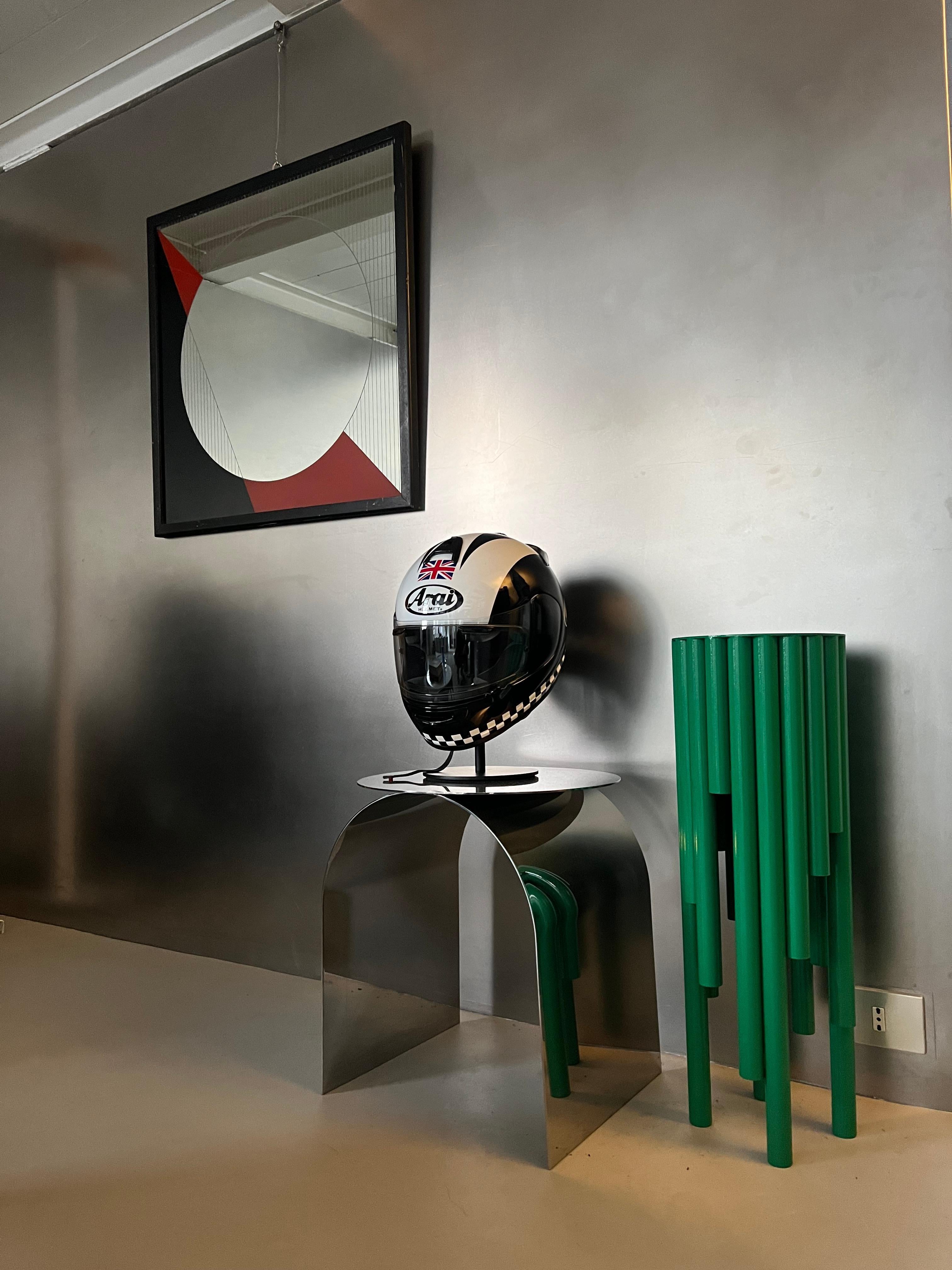 Helmet Arai sculpture installation with stand For Sale 10
