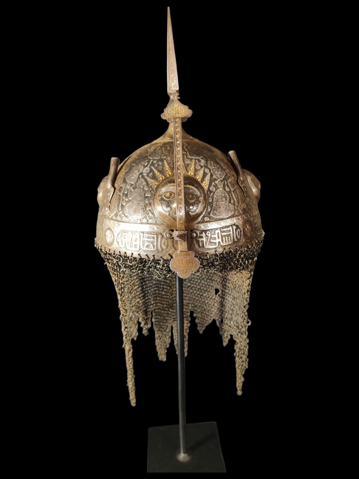 Helmet 'Khula Khud' 19th Century, Persia, Quajar 1