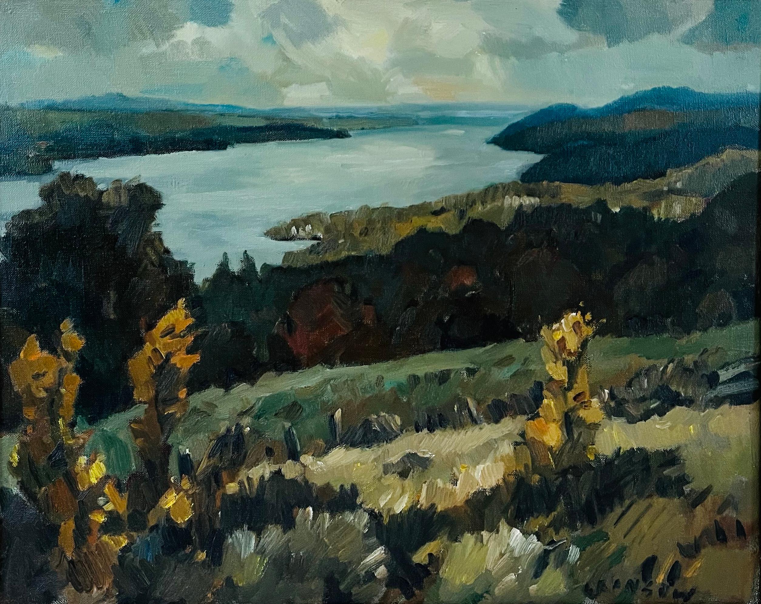 Helmut Gransow Landscape Painting - Lake Massawippi