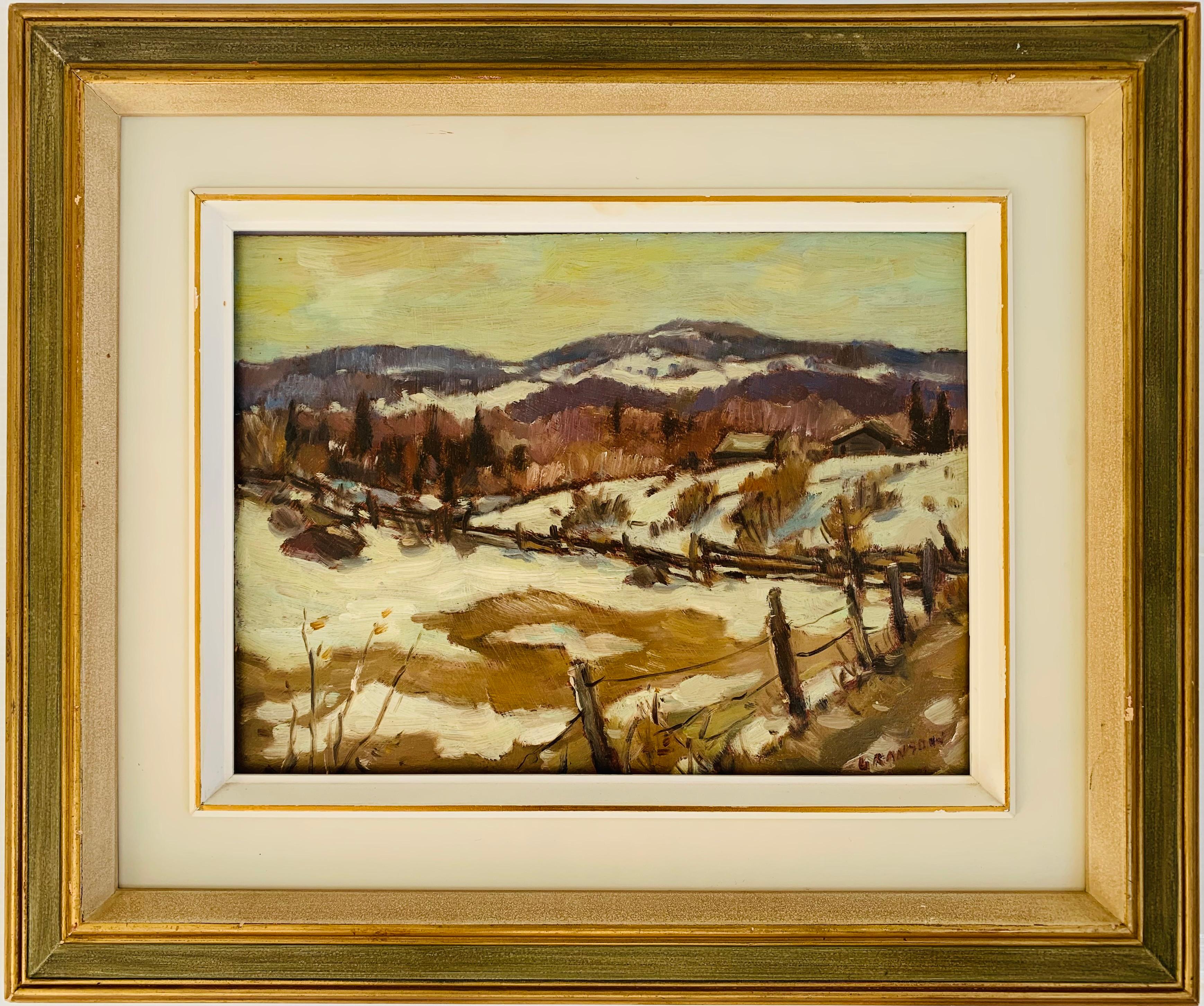Cerca de Christieville, Morin-Heights, Quebec - Painting de Helmut Gransow
