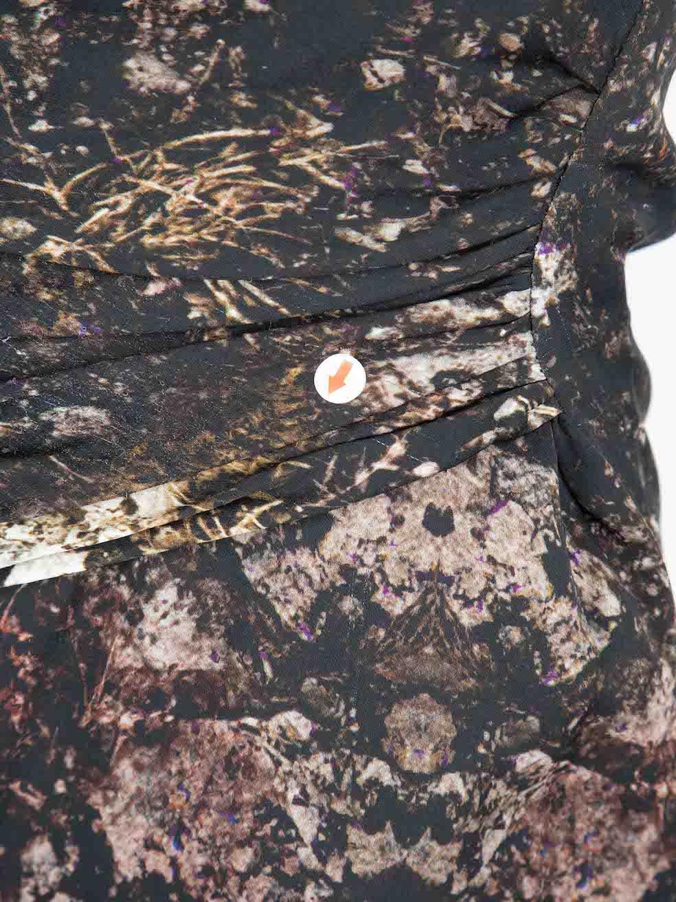 Helmut Lang - Mini-robe imprimée abstraite, taille XS Excellent état - En vente à London, GB