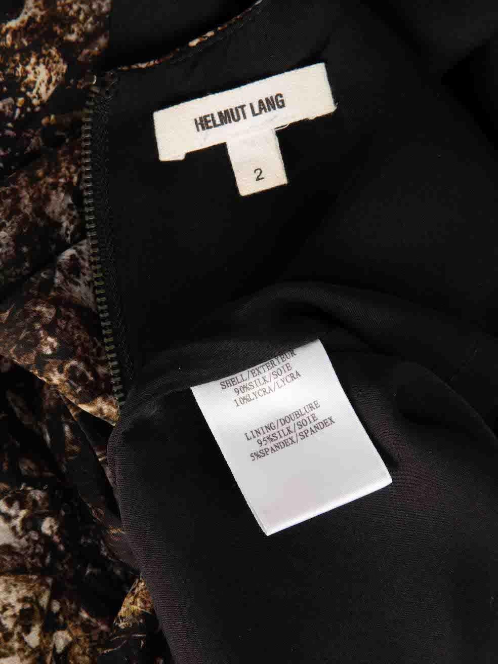 Helmut Lang - Mini-robe imprimée abstraite, taille XS en vente 2