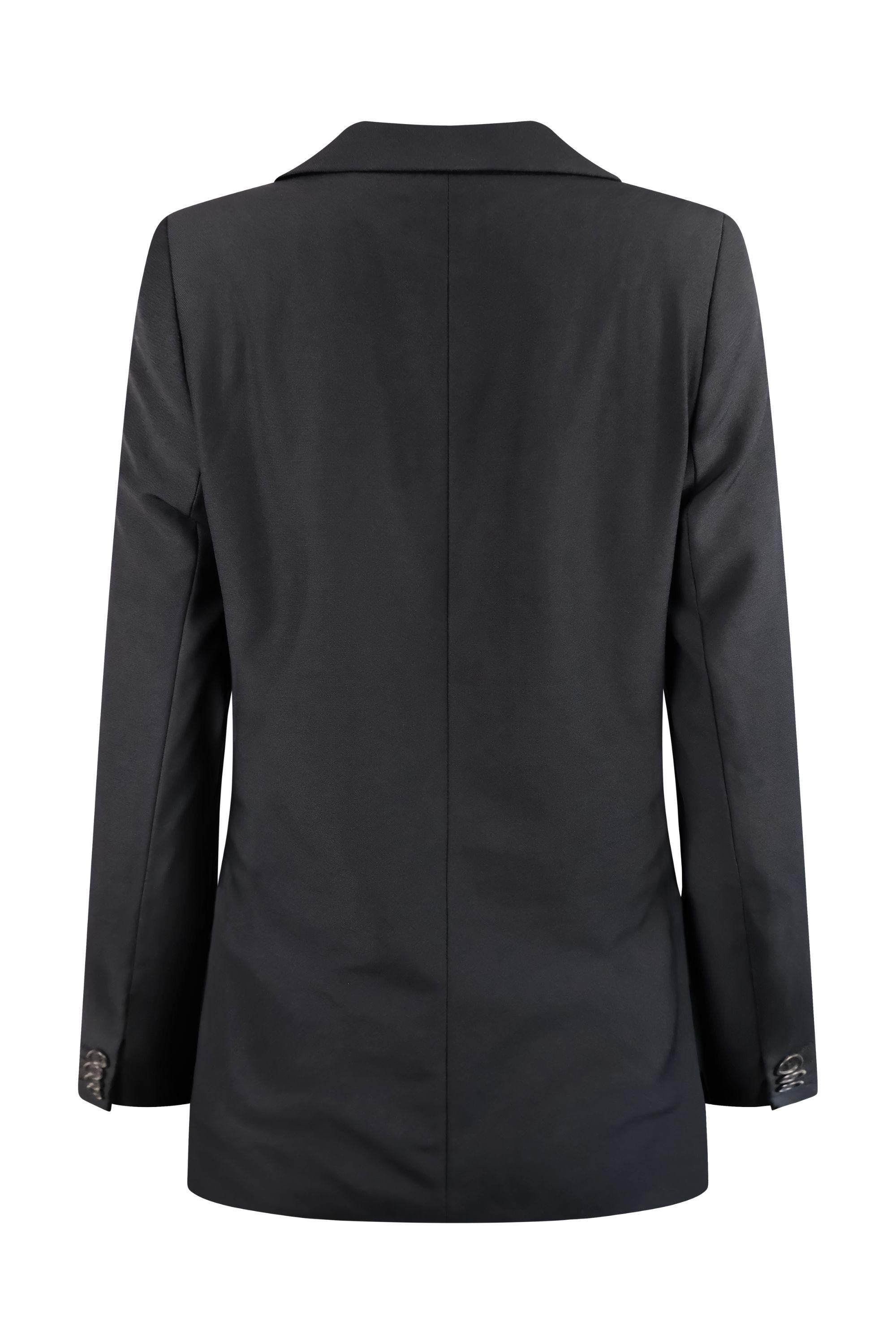Black Helmut Lang AW 1999 Parachute Blazer