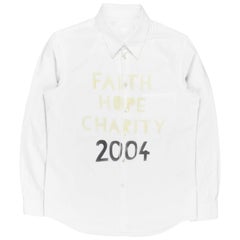 Helmut Lang AW2003 "Faith Hope Charity" Shirt
