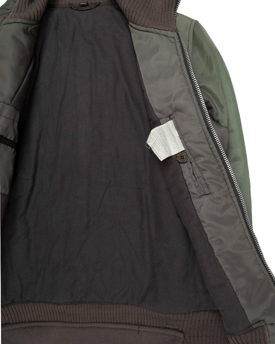 Helmut Lang AW2003 Iridescent Skirted Bondage Bomber In Excellent Condition For Sale In Beverly Hills, CA