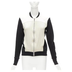 Helmut Lang, bomber beige e nero, US4 S