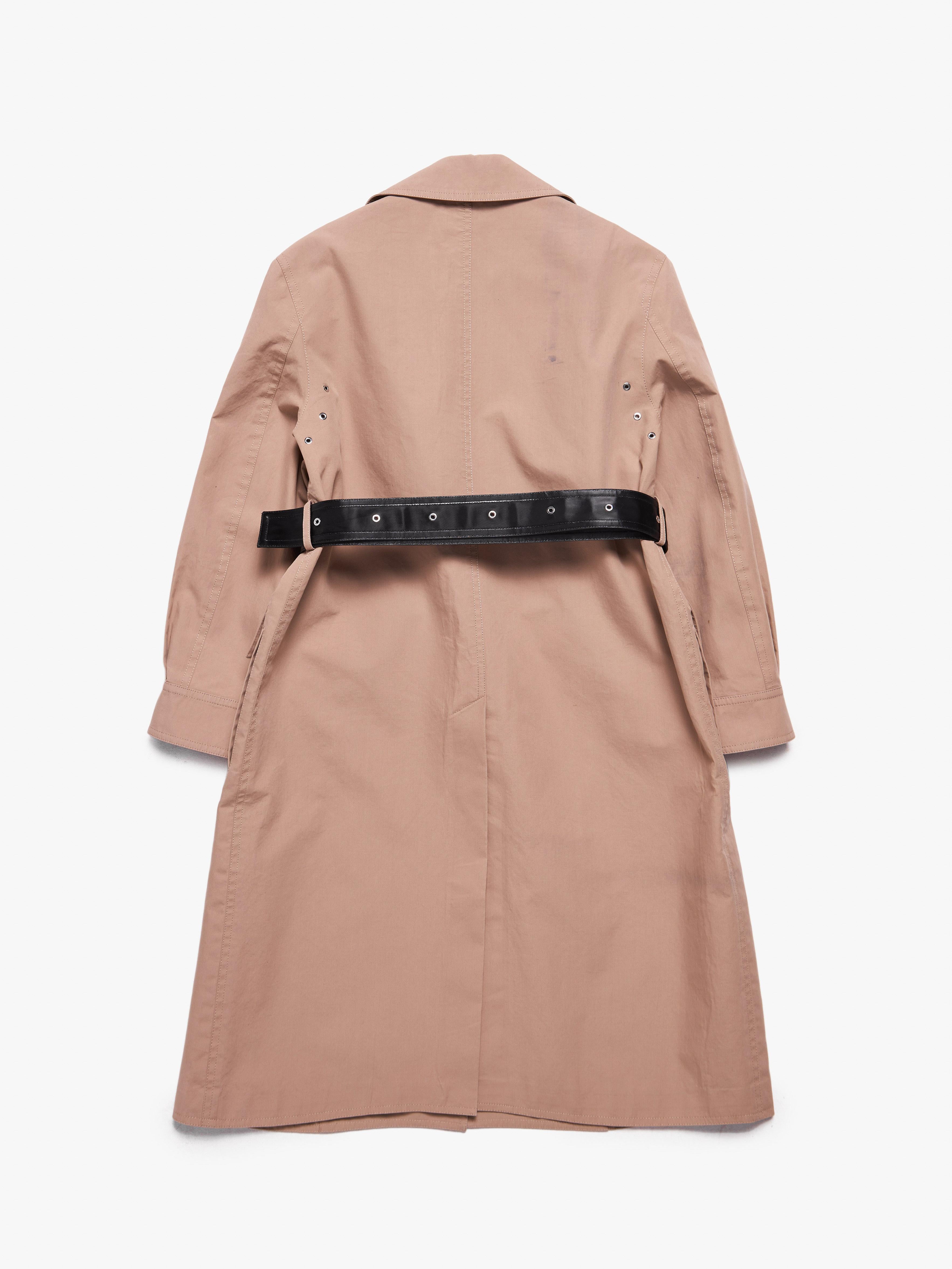 Helmut Lang Beige Cotton Trench Coat For Sale at 1stDibs