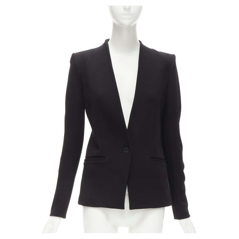 1990's Helmut Lang Minimal Black Buttoned Vest For Sale at 1stDibs