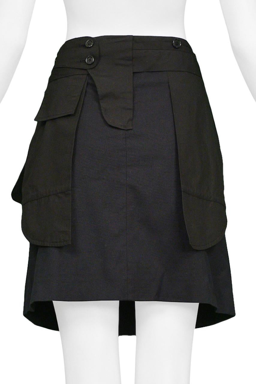 short black stretchy skirt