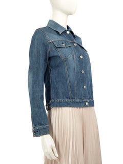 Helmut Lang Blue Denim Button Up Jacket Size XS