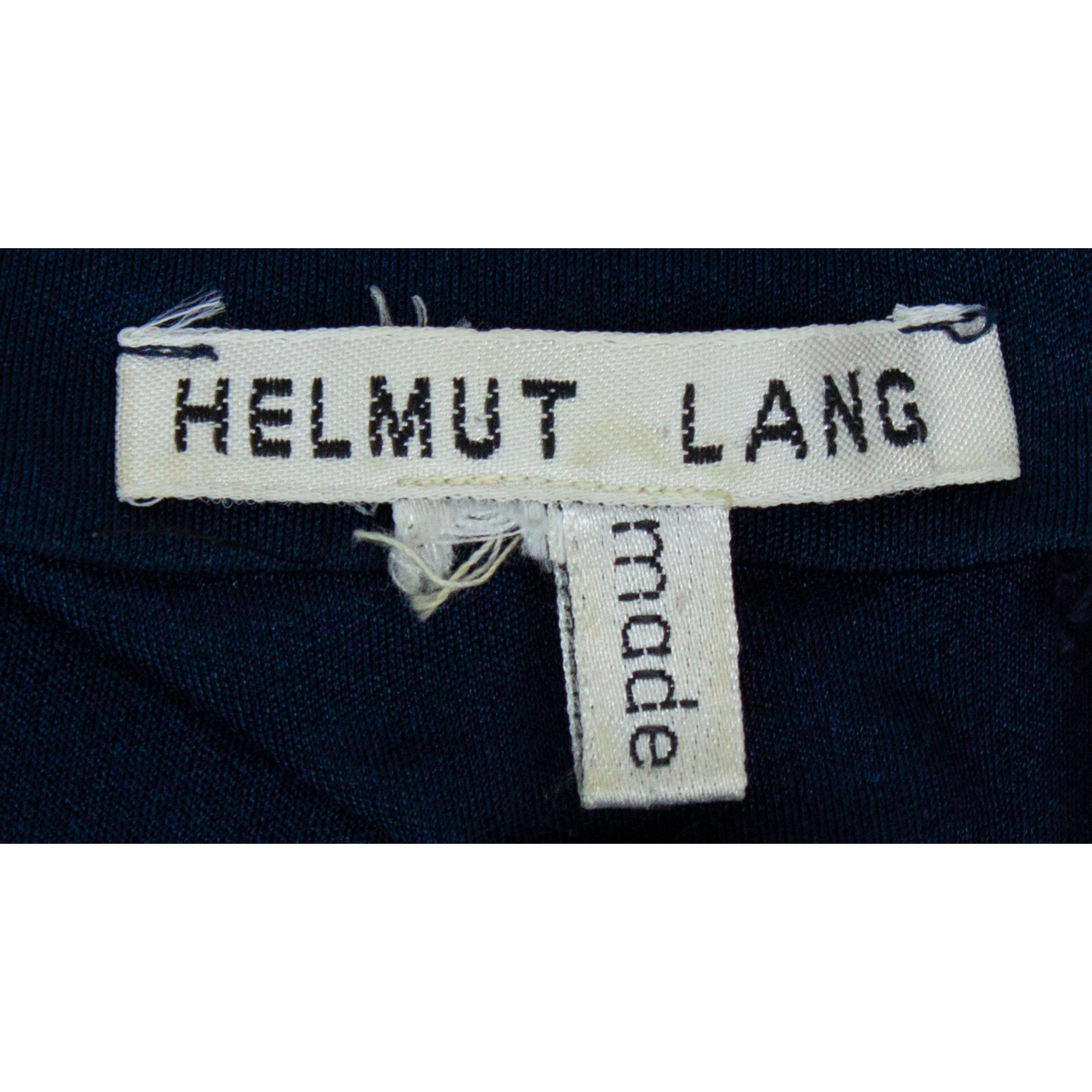 Helmut Lang body-conscious high collar silk jersey jumpsuit.circa 1990s 4