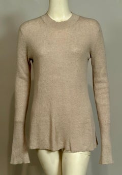 Helmut Lang Cashmere and linen Blend Pullover Sweater