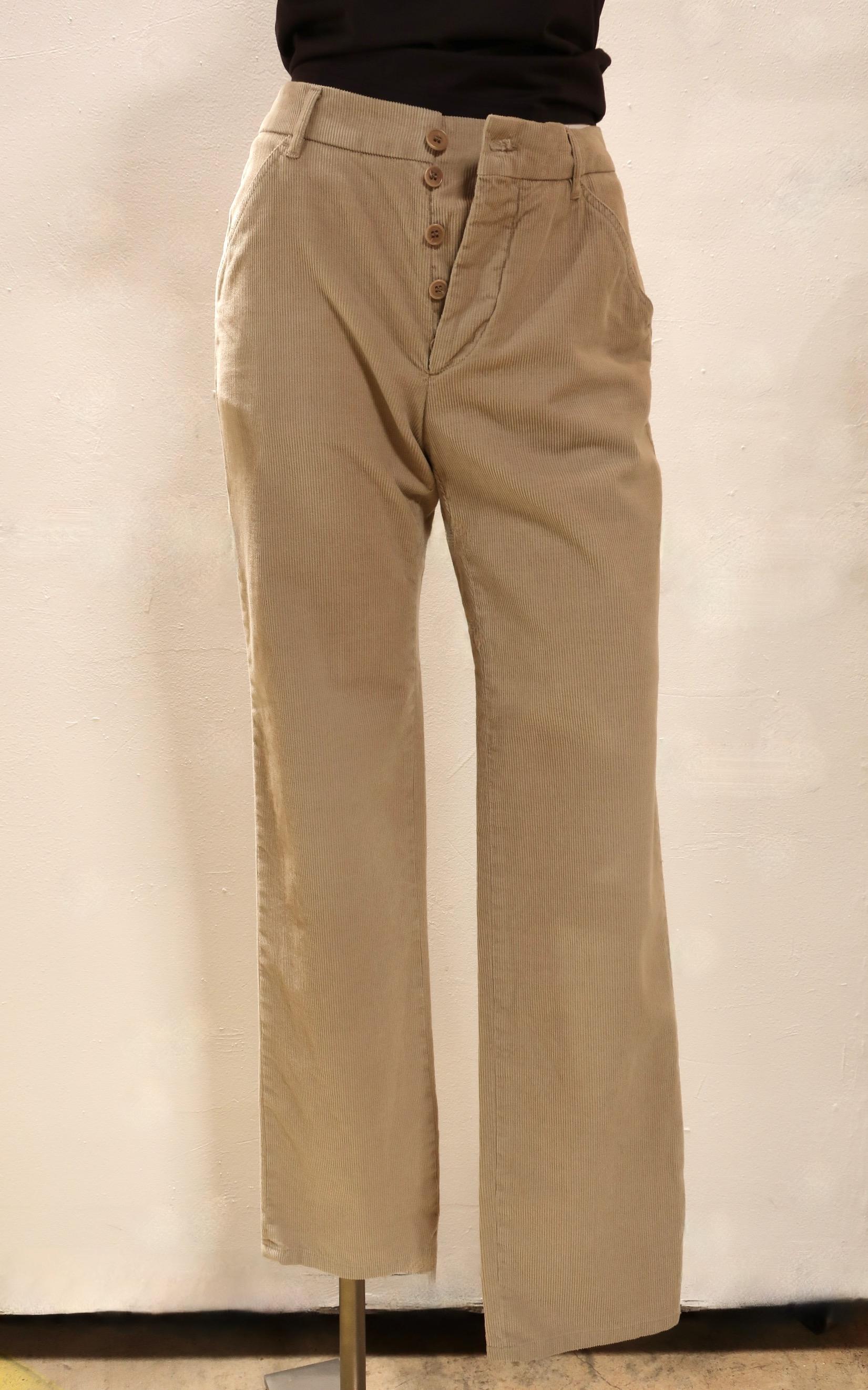 Brown Helmut Lang Corduroy Pant For Sale