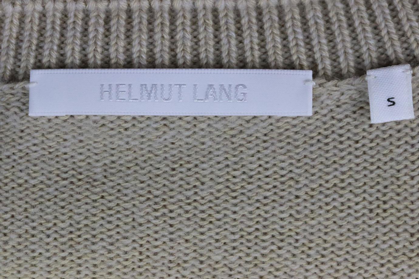 Helmut Lang Jersey de Lana y Cachemira Distorsionado Pequeño en Excelente Estado en London, GB