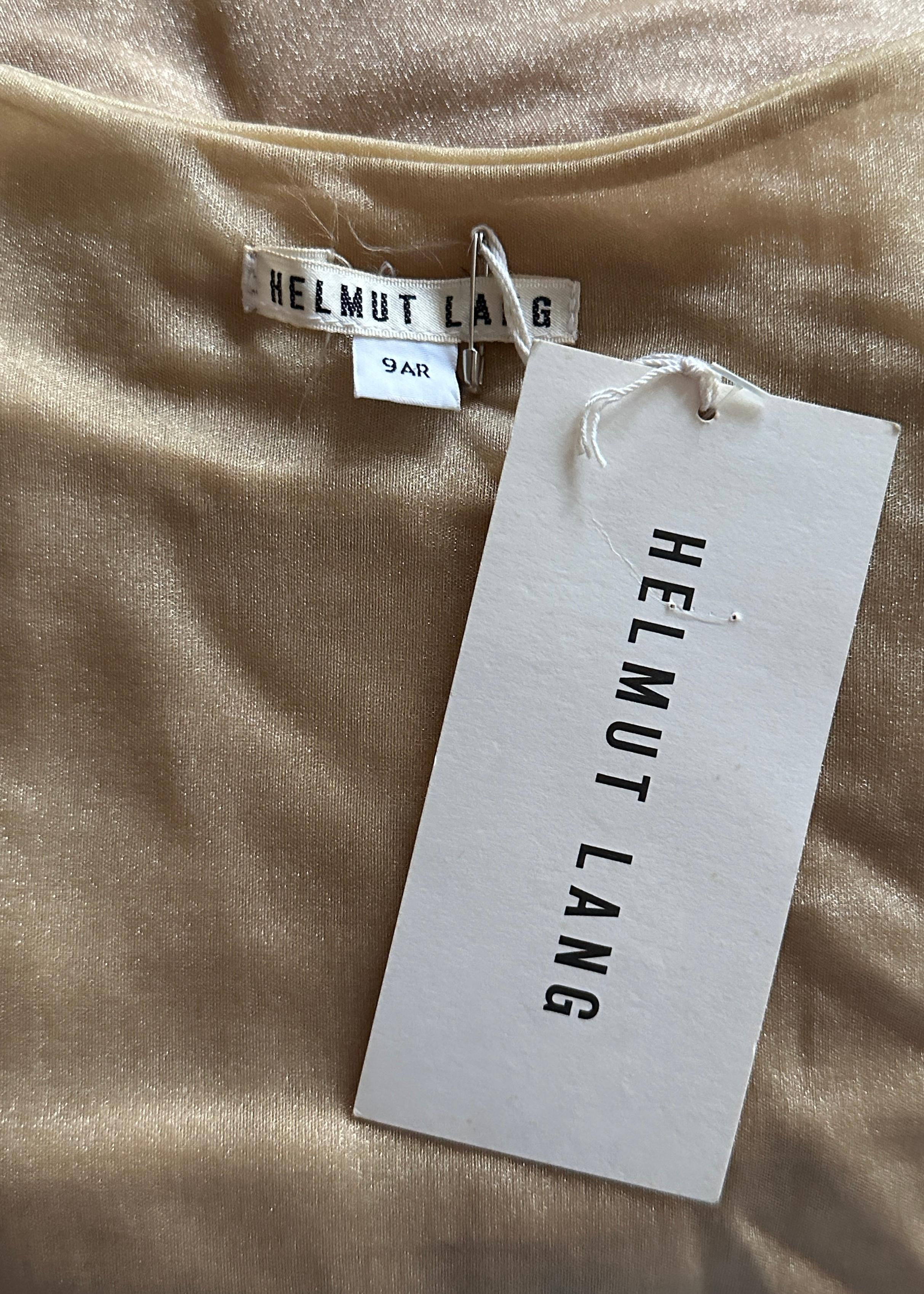 Helmut Lang Fall 1990 Runway Feather Trim Dress For Sale 3