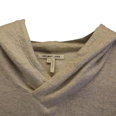 Sudadera con capucha de Helmut Lang, de algodón gris
