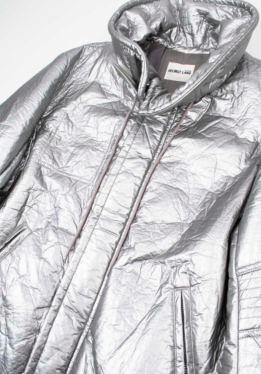 Grigio Giacca Helmut Lang Atsro Moto Riedizione Taglia L in vendita
