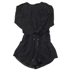 Helmut Lang Jumpsuit in Black Rayon