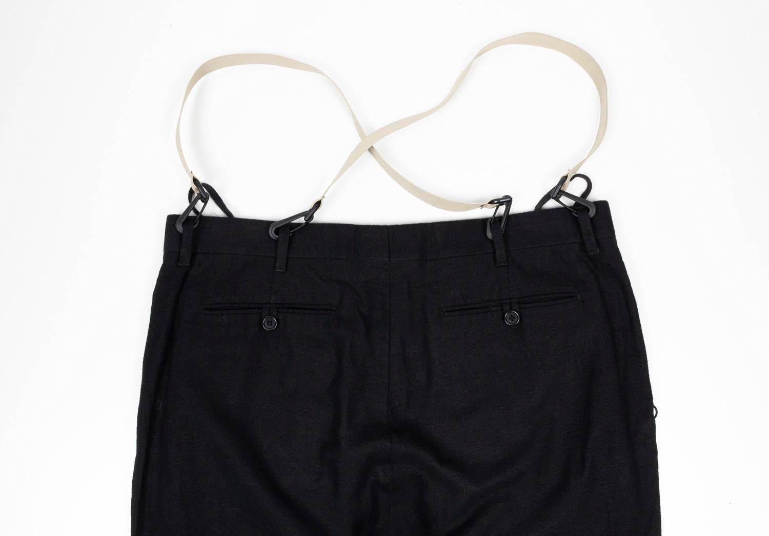 Helmut Lang Uomo Pantaloni Vintage Bondage dettagliati in pile Taglia ITA50/L In condizioni ottime in vendita a Kaunas, LT
