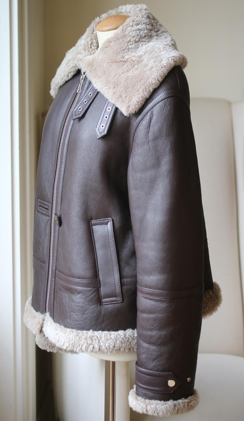 oversize shearling jacket