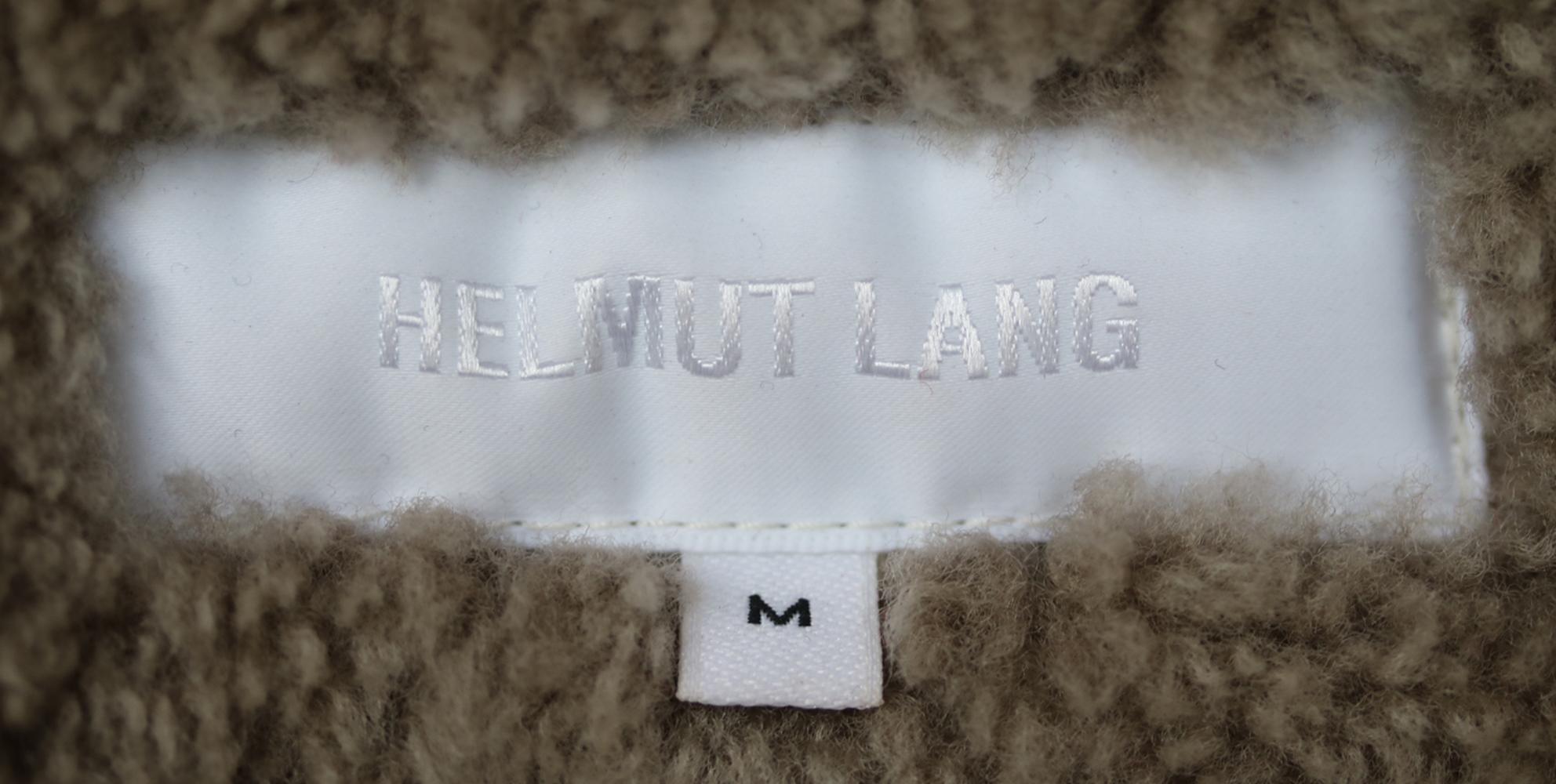 helmut lang shearling jacket