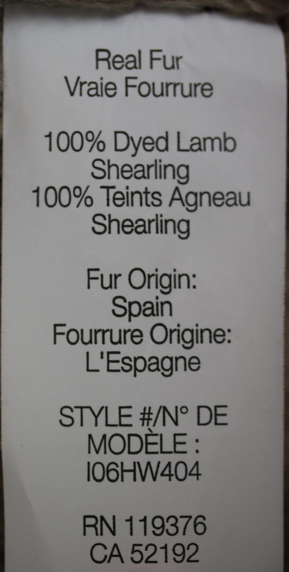 Black Helmut Lang Oversized Shearling Lined Jacket
