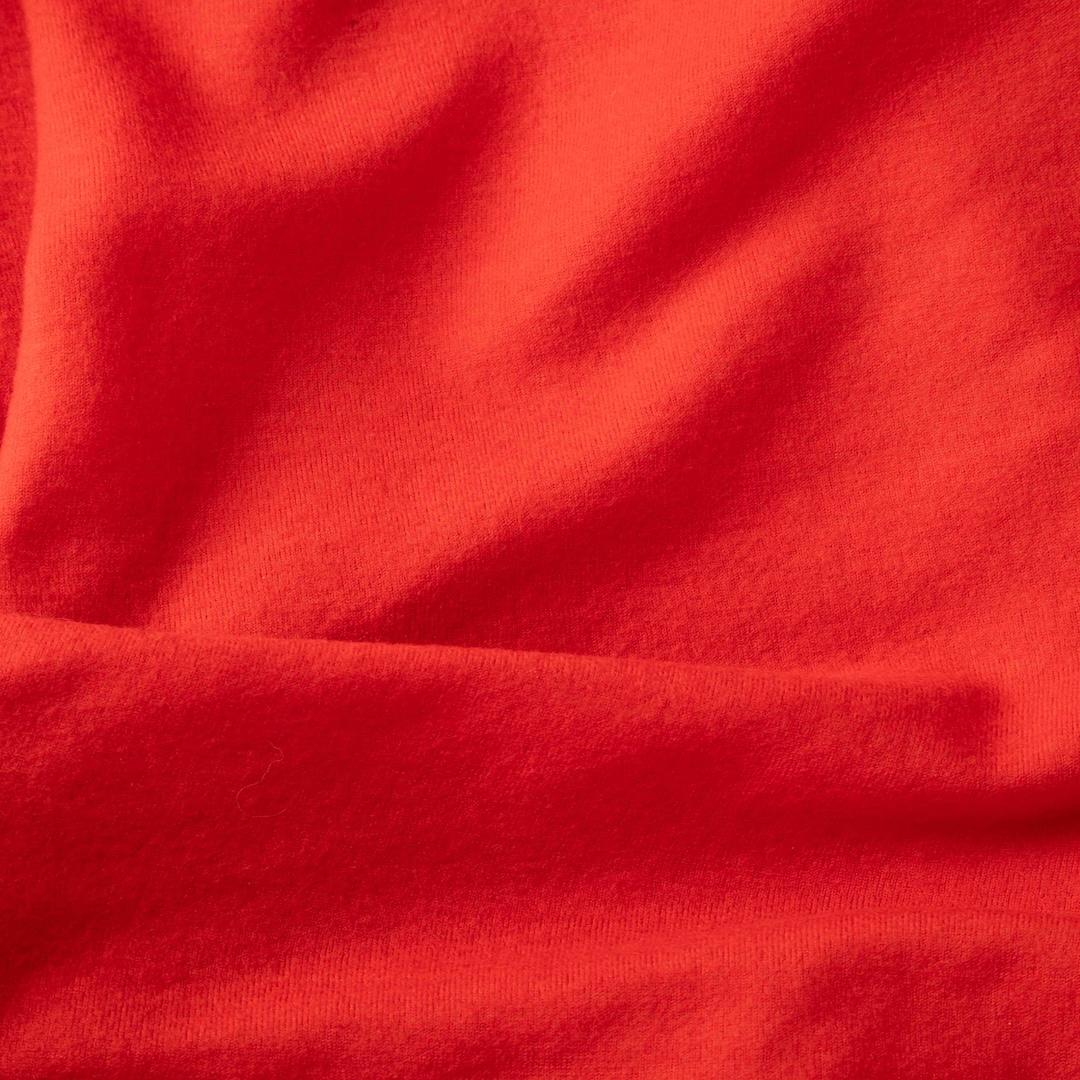 Women's Helmut Lang Red Wool Asymmetric Shoulder Dress Size S
