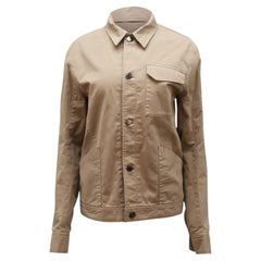 Chaqueta tipo camisa de Helmut Lang de algodón marrón