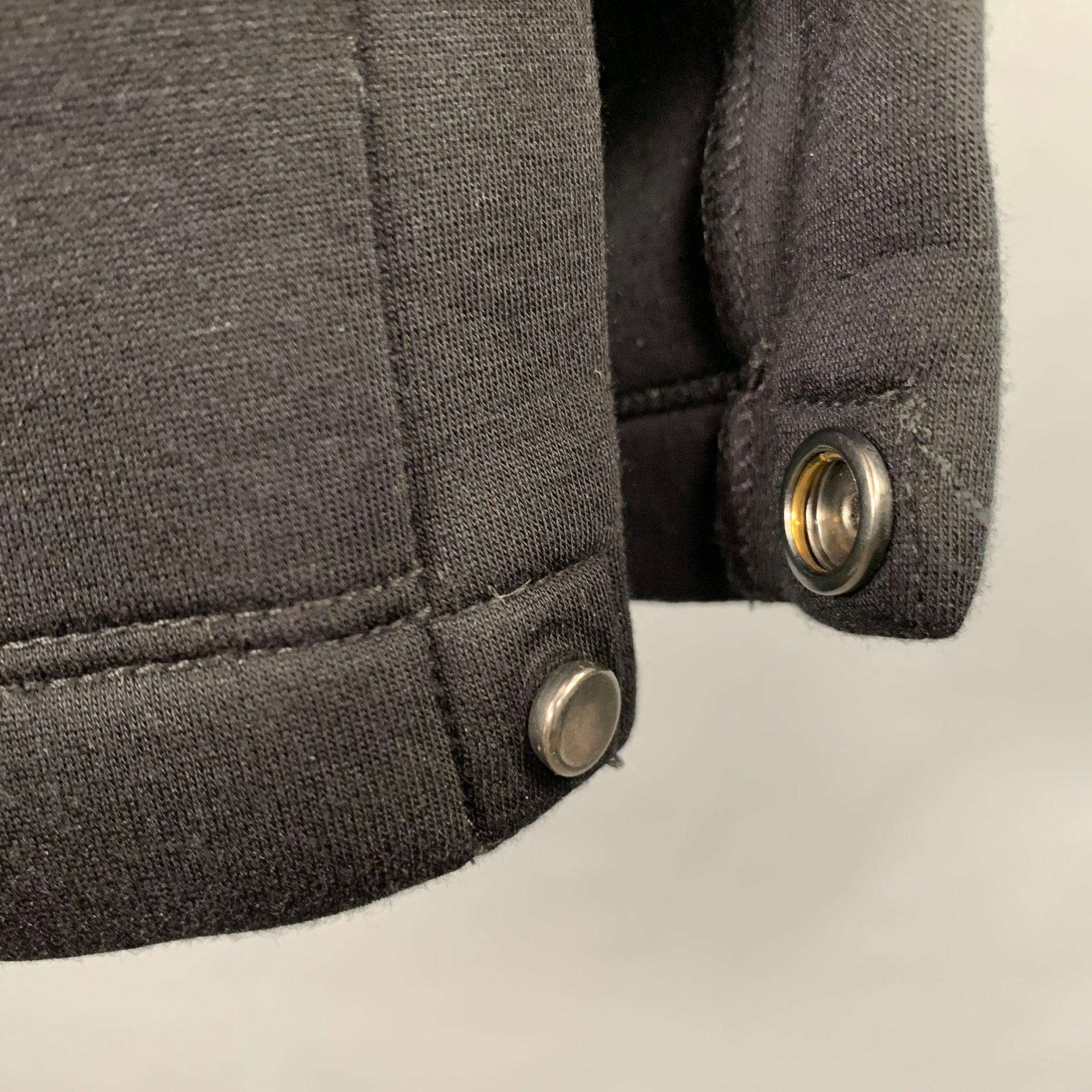 HELMUT LANG Größe 32 Schwarz Modal Side Tabs Ungewöhnliche Hose Herren im Angebot