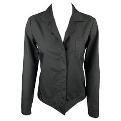HELMUT LANG Größe 4 Schwarze Polyesterjacke Blazer
