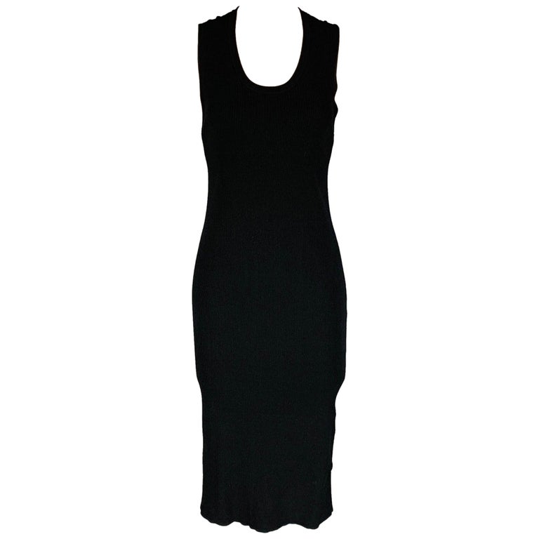 chinese dress ladies Helmut Lang Women's Protection Dress, Black, M at Amazon Women's Clothing  store main image 1