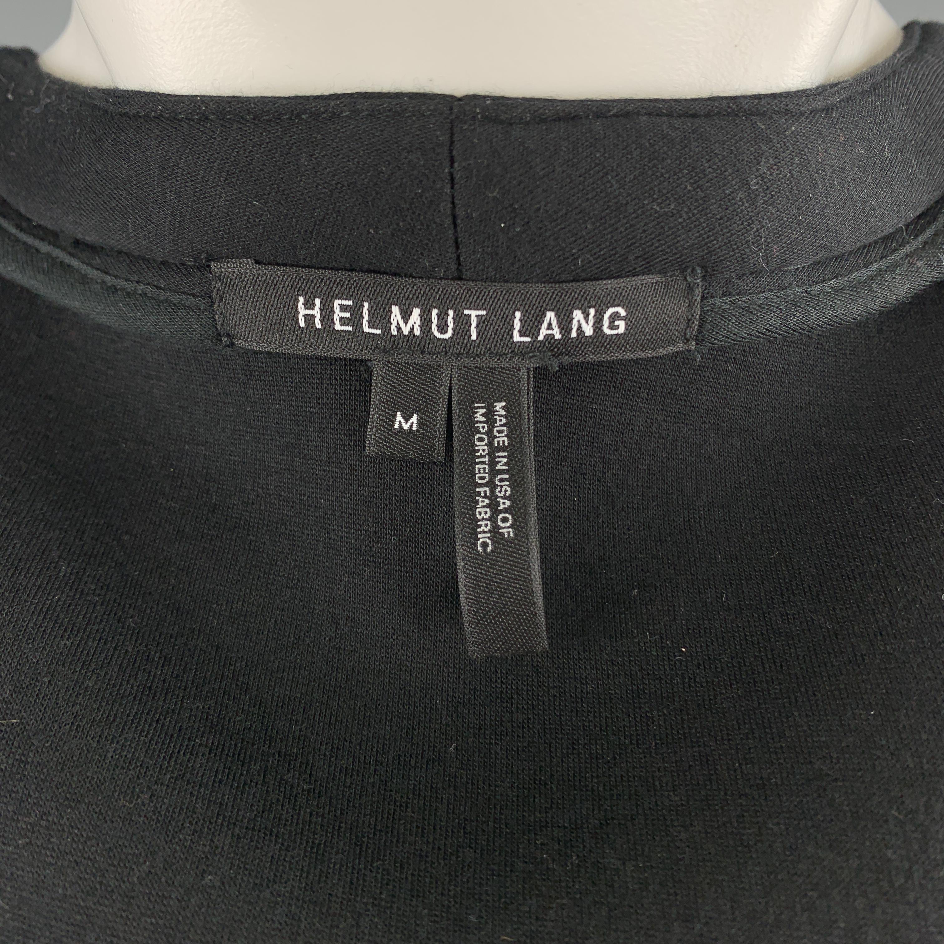 HELMUT LANG Size M Black Jersey Tactical Bondage Strap Vest 2