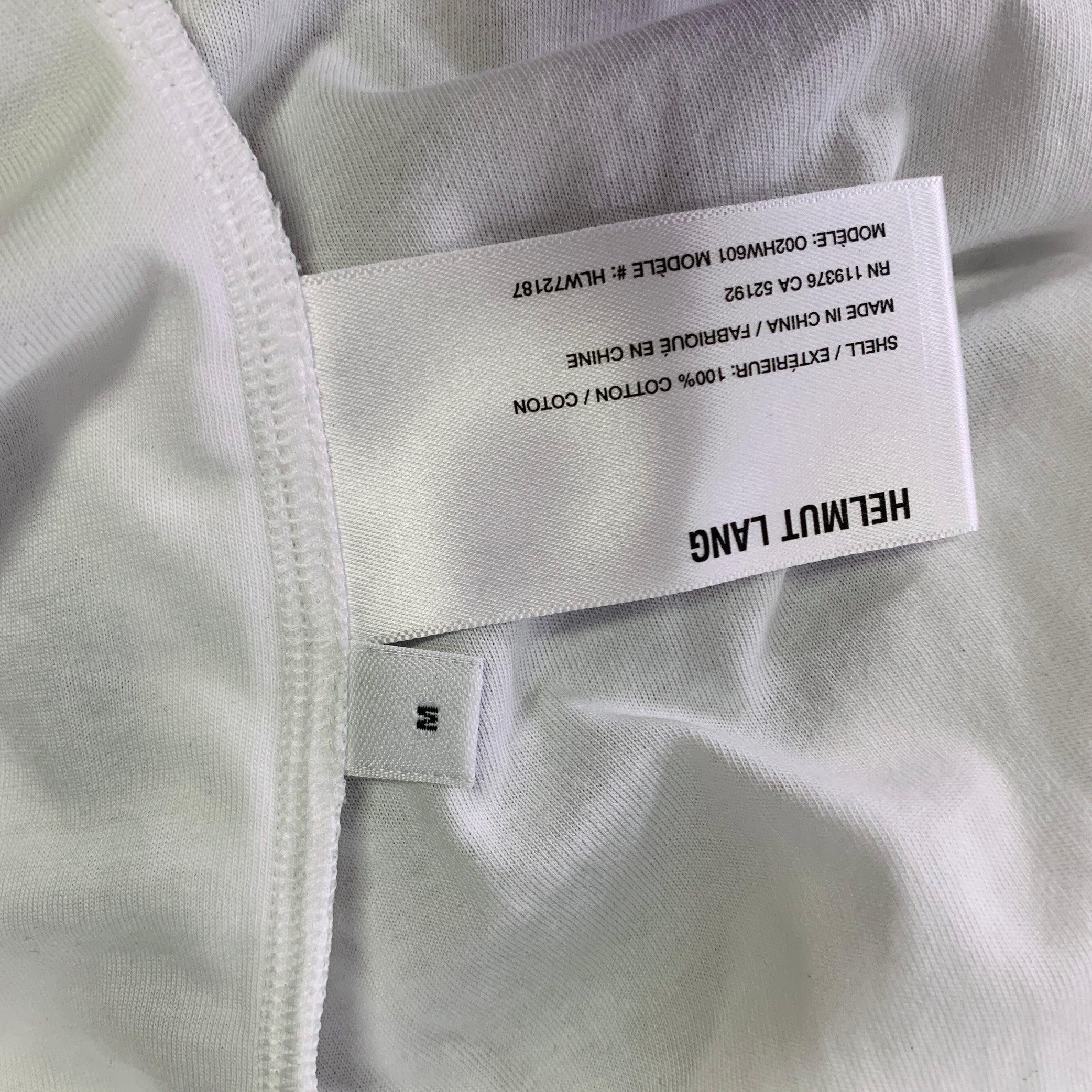 HELMUT LANG Size M Black White Cotton Layered Bubble Hem Dress For Sale 2
