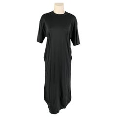 HELMUT LANG Size One Size Black Short Sleeve Dress
