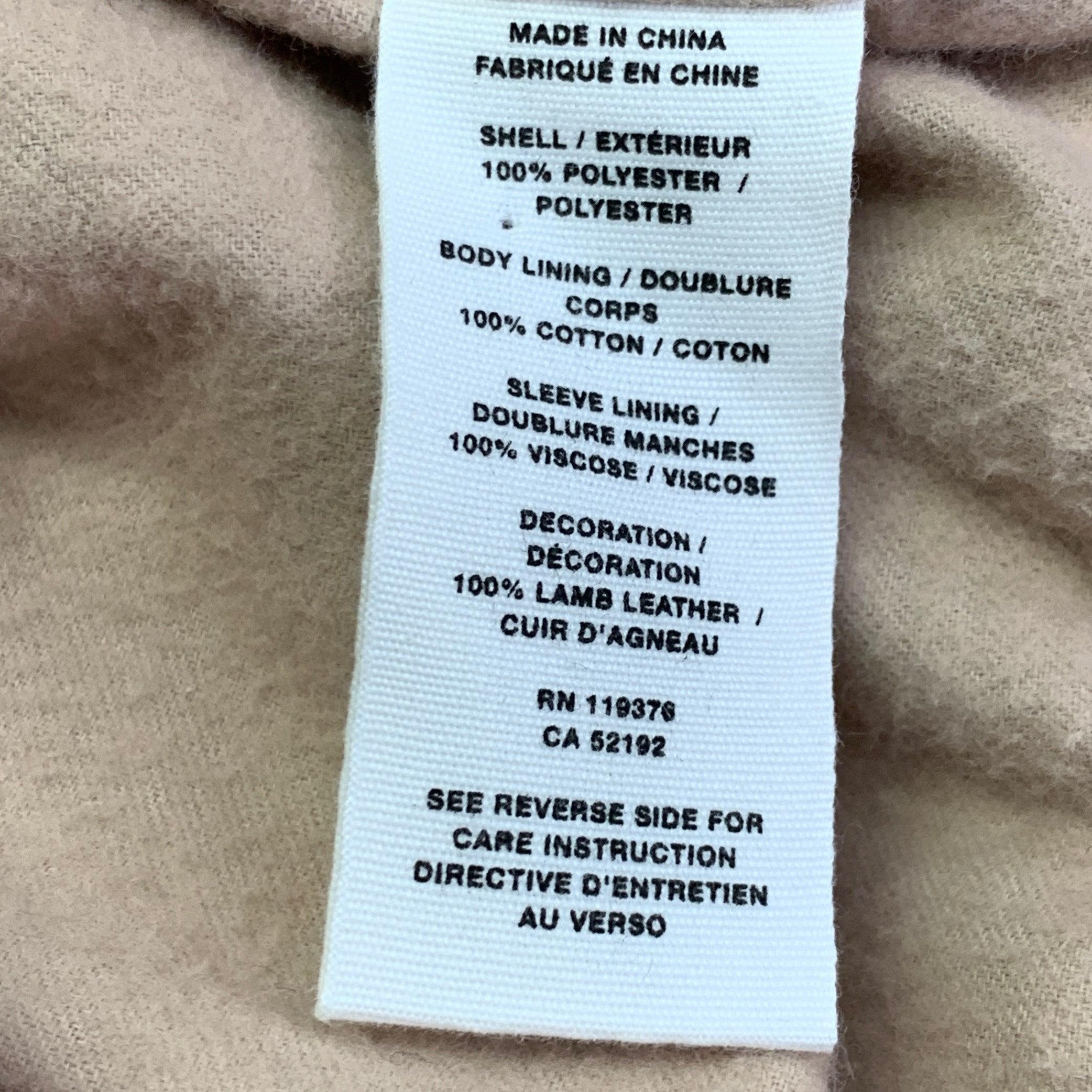 HELMUT LANG Taille S Veste bombardier zippée en fausse fourrure polyester texturé gris en vente 3