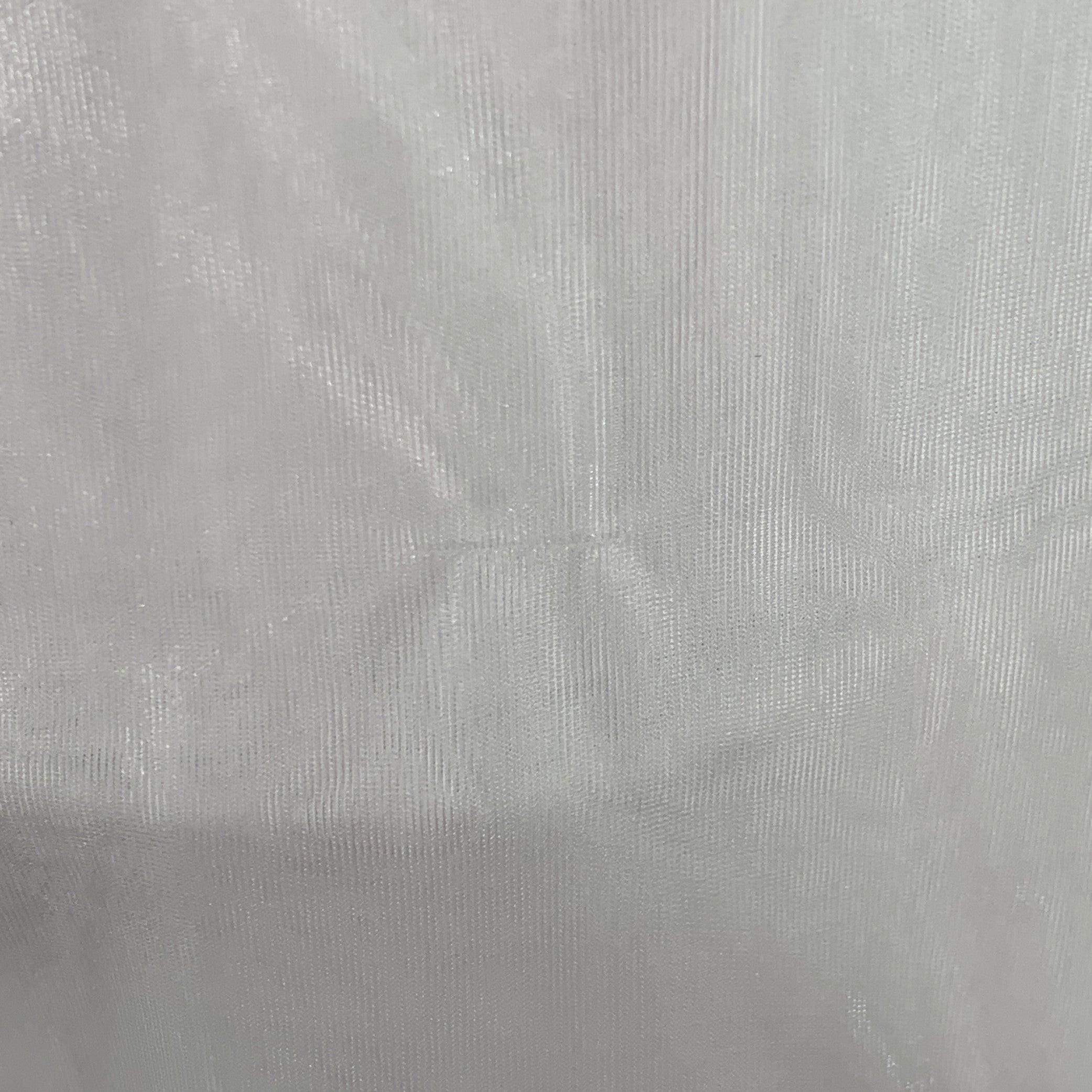 HELMUT LANG Size XL White Cotton Blend Chiffon Double Layer Crew Neck Pullover For Sale 2
