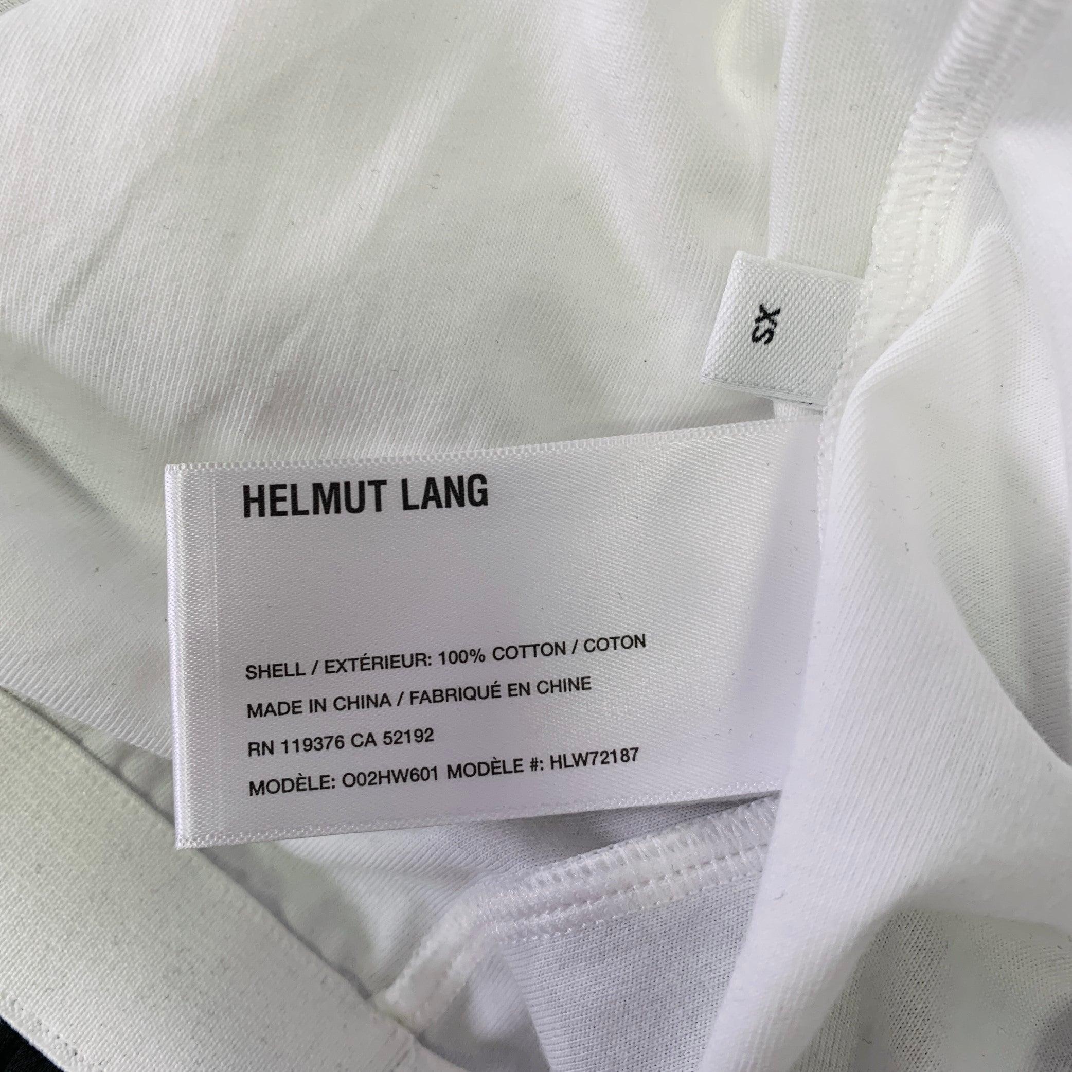 HELMUT LANG Size XS Black White Cotton Layered Bubble Hem Dress For Sale 2