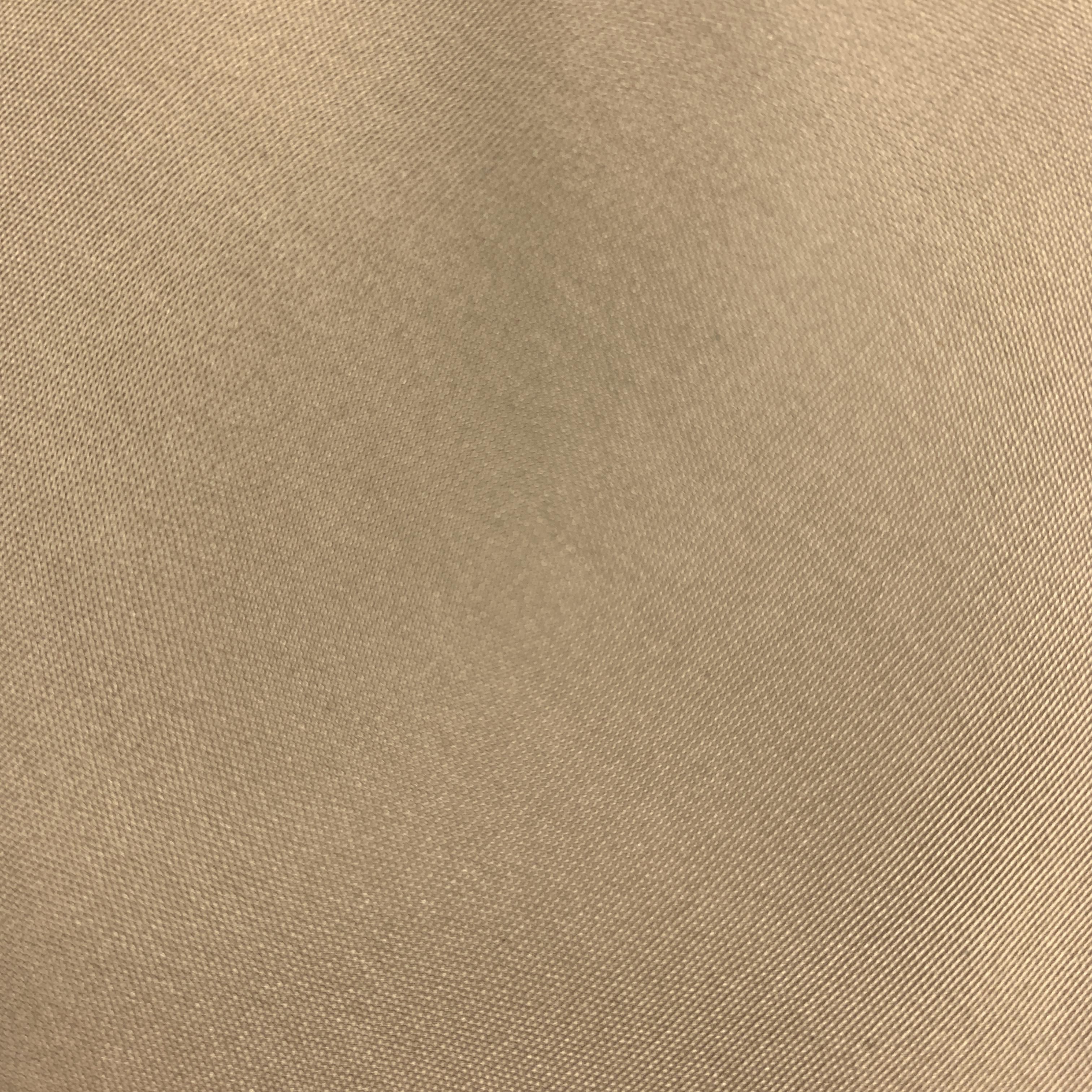 HELMUT LANG Solid Khaki Beige Silk Tie In Excellent Condition In San Francisco, CA